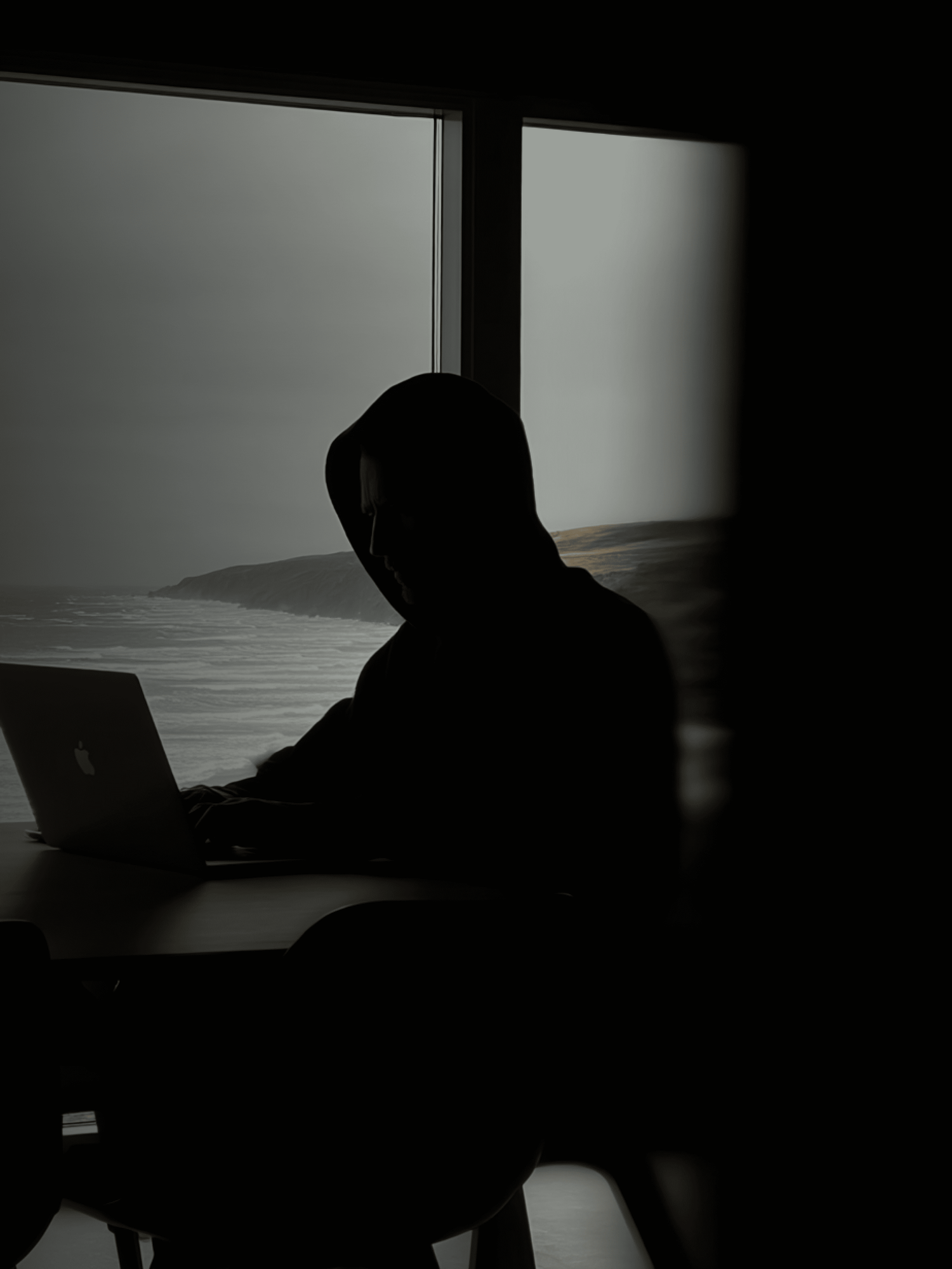 Empresario con ordenador