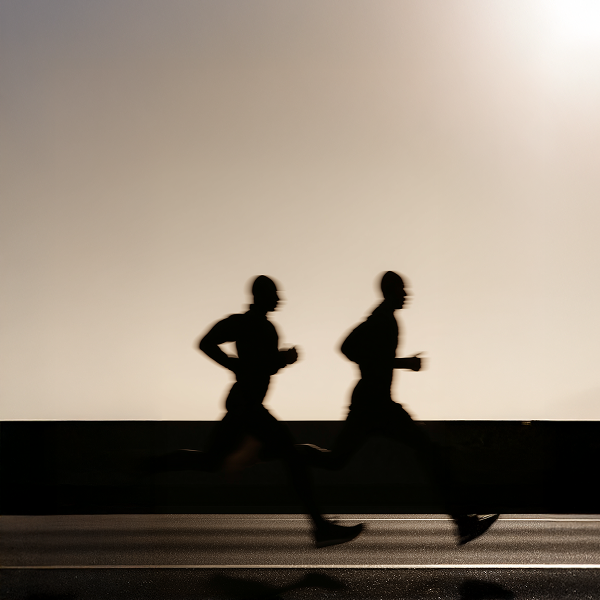 hombres corriendo