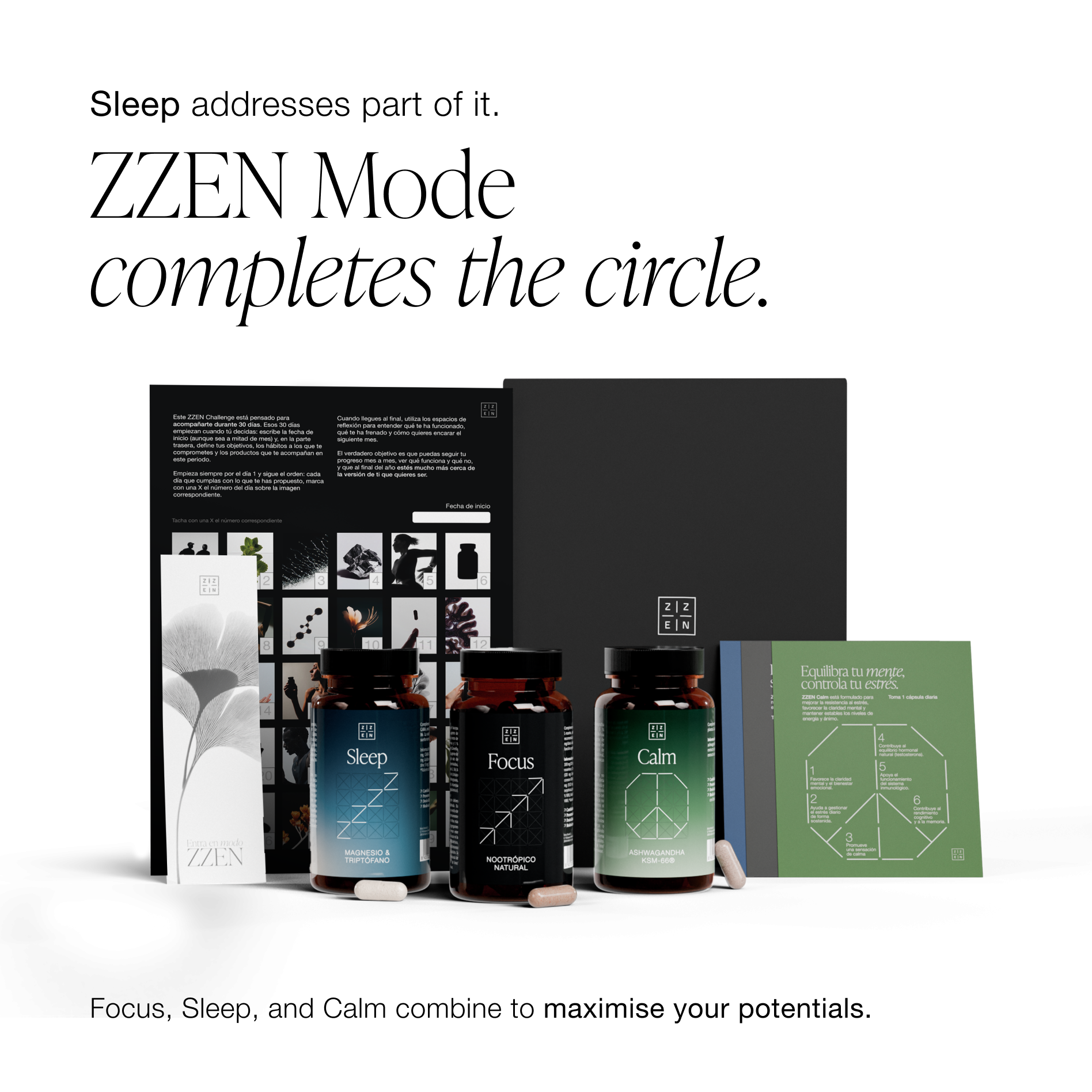 Sleep supplement | Magnesium Nootropic | ZZEN Sleep