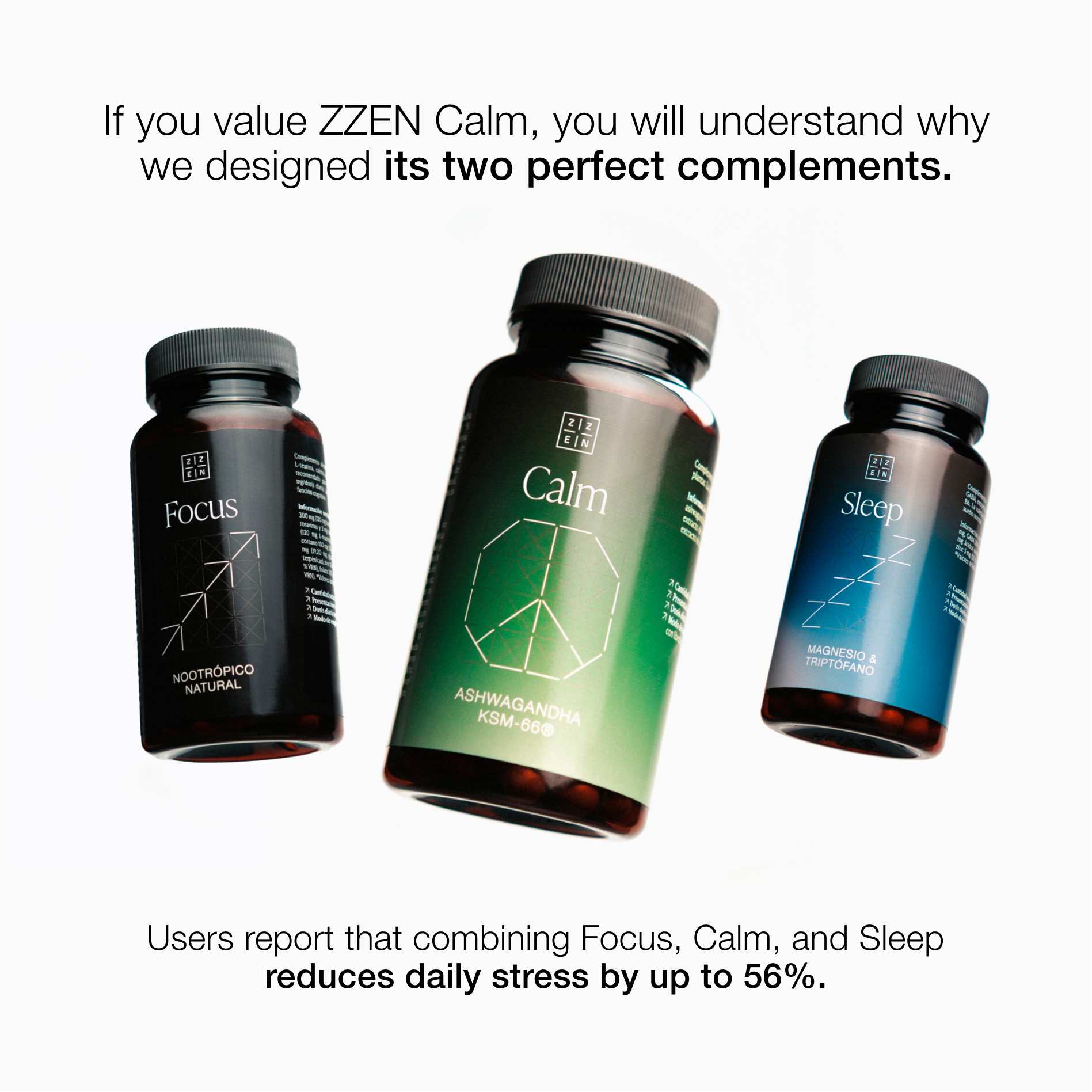 Ashwagandha KSM-66 Supplement for Stress | ZZEN Calm
