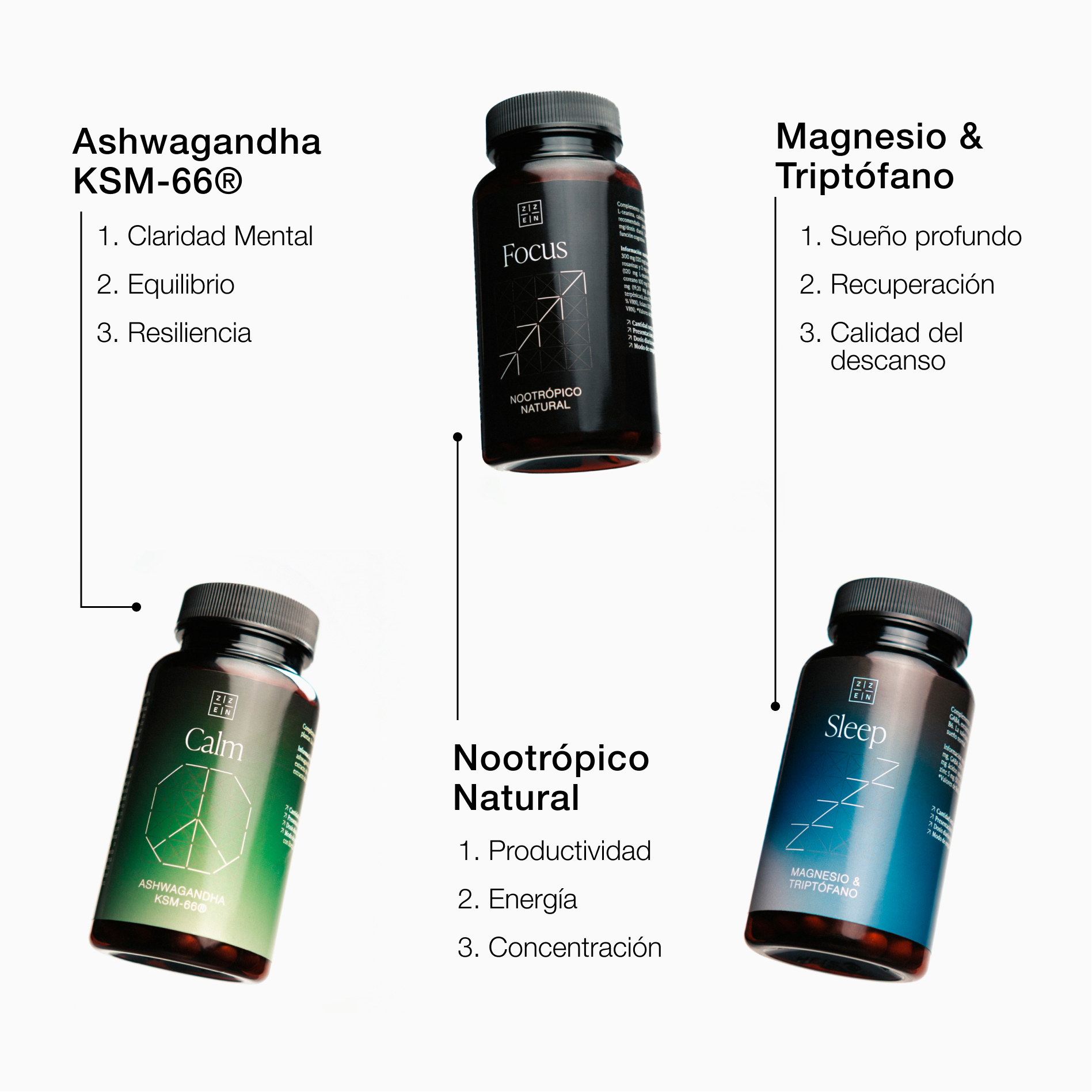 [es] Beneficios nootrópicos modo zzen